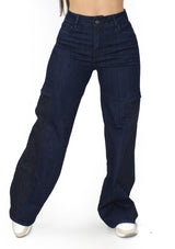 MRP21557 Dark Denim Straight Fit Jean by Maripily Rivera
