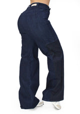 MRP21557 Dark Denim Straight Fit Jean by Maripily Rivera