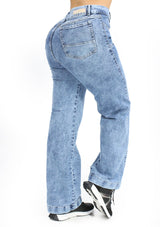 MRP21575 Light Denim Straight Fit Jean by Maripily Rivera