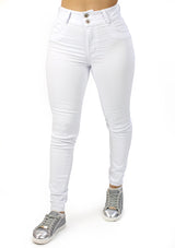 MRP21588 White Denim Skinny Jean by Maripily Rivera