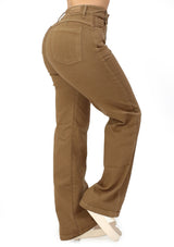 MRP-21622 Brown Denim Marine Fit Jean by Maripily Rivera