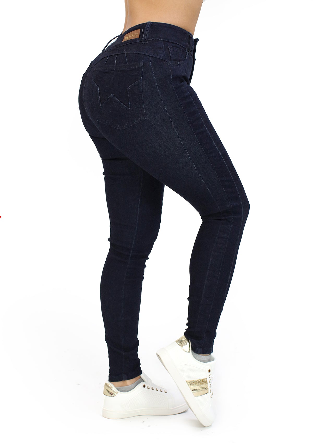 MRP-21628 Dark Denim Tobillero Jean by Maripily Rivera