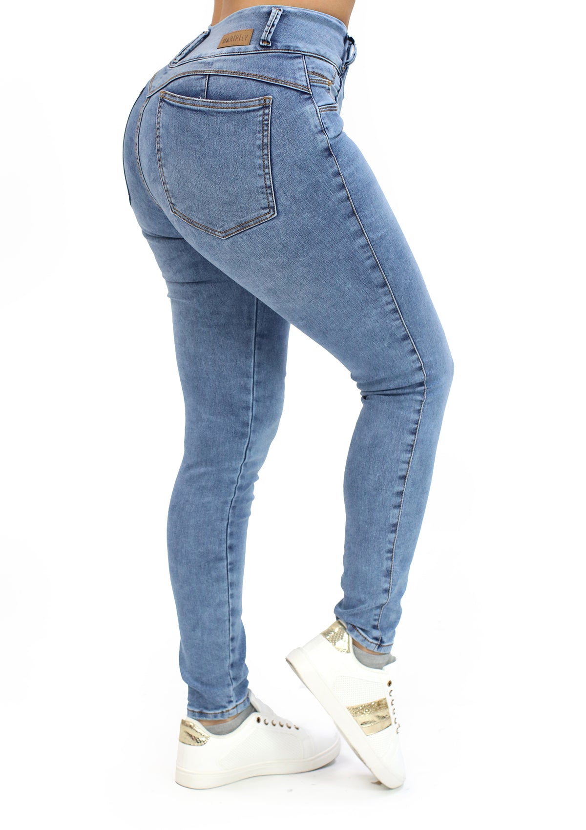MRP-21637 Light Denim Tobillero Jean by Maripily Rivera