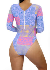 MRPSW6553 Traje de Baño Manga Larga de 1 pieza by Maripily Rivera