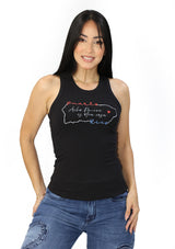 NY-6482 Black Acho P-erre es otra cosa T-Shirt de Mujer