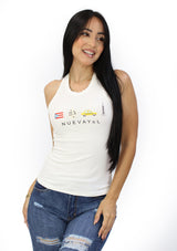 NY-6484 White Nuevayol T-Shirt de Mujer