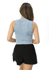 ON-TP-BASIC13 Blue Blusa de Mujer