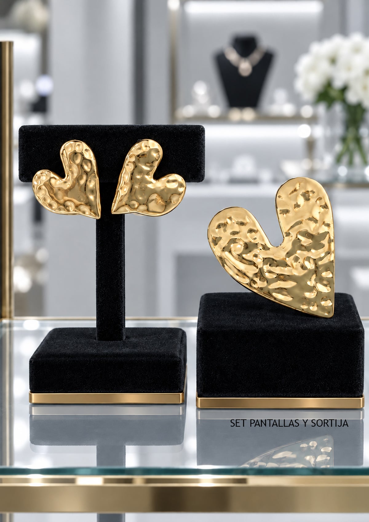PP-3548-A Gold Set de Pantalla & Sortija
