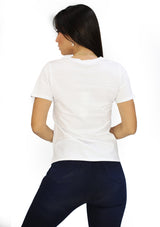 RUFF223 White TShirt de Mujer