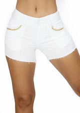 SC-01006 Ripped Short Jean by Scarcha