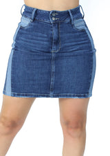 SC-2028 Medium Denim Skirt Woman by Scarcha