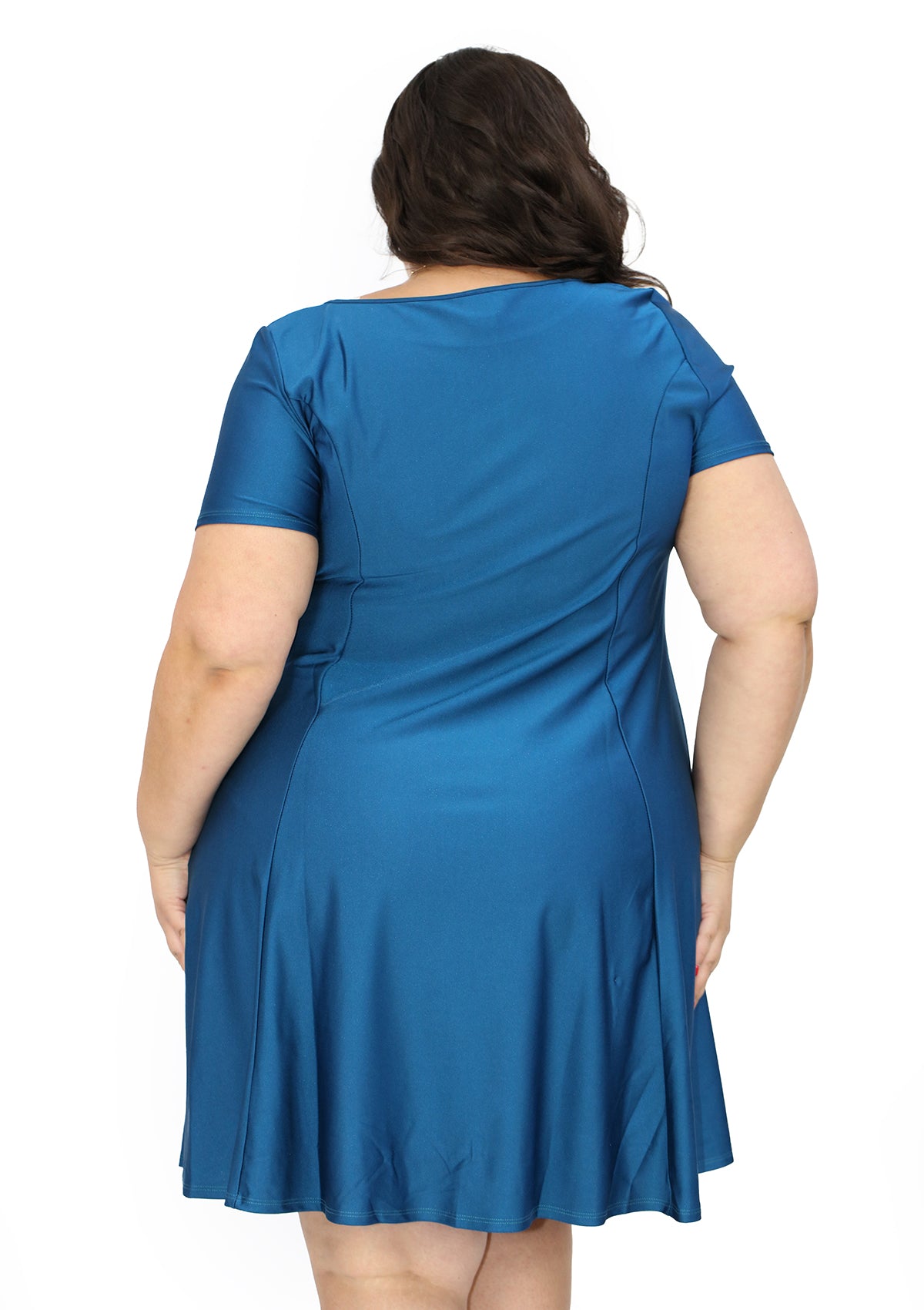 SC-NY-D-1538-PL Blue Traje de Mujer Plus