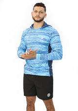 SL-01871 Blue Noise Swimwear Hoodies de Hombre by Surflife