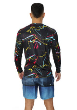 SL-01874 Neon Night Swimwear T-Shirt de Hombre by Surflife