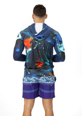 SL-01895 Abstraction Swimwear Hoodies de Hombre by Surflife