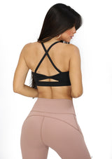 SM10096TM Black Sport Bra de Mujer