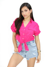 SM10246TH Fuchsia Blusa de Mujer