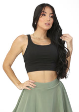 SM-10293-TN Black Sport Bra de Mujer
