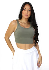 SM-10293-TN Moss Sport Bra de Mujer
