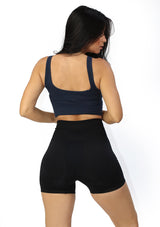 SM-10293-TN Navy Sport Bra de Mujer