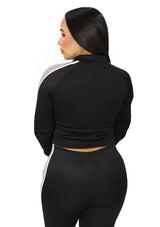 SM-80323-JN Black Jacket de Mujer