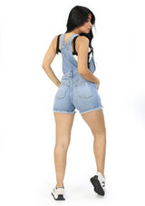 SP-S-7566-M Medium Denim Overall de Mujer