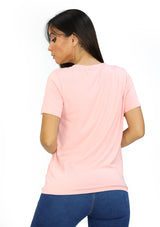 STBLT1597-16 Blush Blusa de Mujer Plus Size