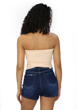 SU-317LS Nude Top de Mujer