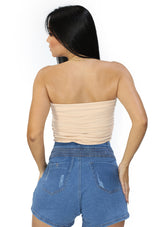 SU-317LS Nude Top de Mujer