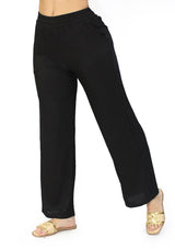 SU-HK-01-S Black Pantalon Straight Leg de Mujer