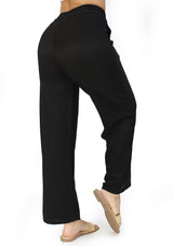 SU-HK-01-S Black Pantalon Straight Leg de Mujer