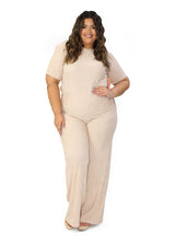 SU-HK-705 Ivory Set Palazzo de Mujer