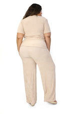 SU-HK-705 Ivory Set Palazzo de Mujer