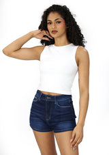 SU-HX-18100 White Top de Mujer