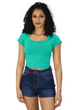 SU-HX-22 Green Top de Mujer