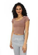 SU-HX-22 Mocha Top de Mujer