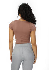 SU-HX-22 Mocha Top de Mujer