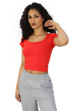 SU-HX-22 Red Top de Mujer