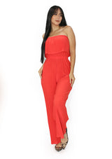 SU-JP-903 Burnt Orange Jumpsuit de Mujer