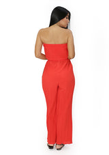 SU-JP-903 Burnt Orange Jumpsuit de Mujer