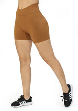 SU-LEG-15 Mocha Short Leggings de Mujer