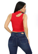 SU-NT-1007 Red Top de Mujer