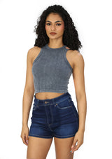 SU-NT-95MW DK Grey Top de Mujer