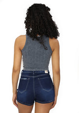 SU-NT-95MW DK Grey Top de Mujer