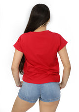 TA-TA-200 Red TShirt de Mujer
