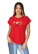 TA-TB-36 Red TShirt de Mujer