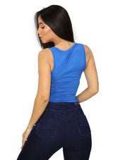 TIMN1322 Blue Top de Mujer