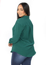 TIWN9800E Hunter Green Top de Mujer