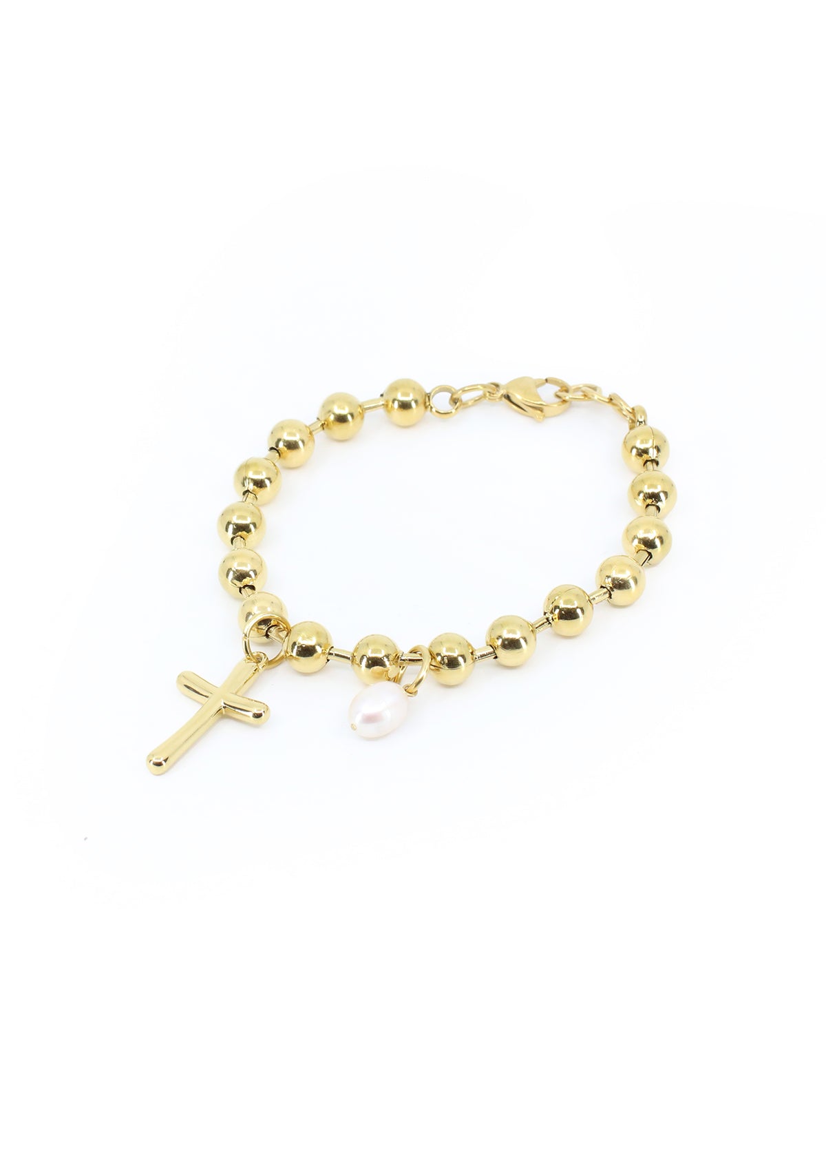 TR-1362-A Gold Pulsera con Charm de Mujer