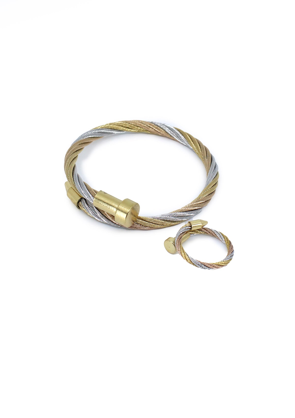 TR-1366-B Bangle y Sortijas de Mujer